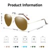 Classic Aviator Sunglasses 62MM for Women Men Glasses Lens Pilot