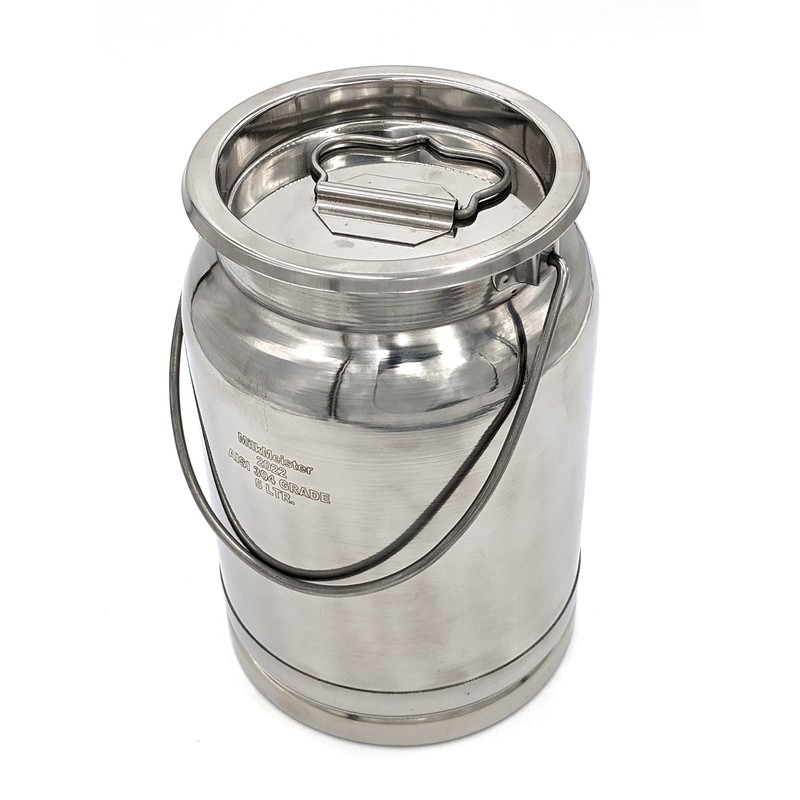 The Dairy Shoppe Stainless Steel Milk Can Tote (5 Liter)