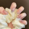 Handmade Press on Nails - Medium Pointed Almond Shape, Fake