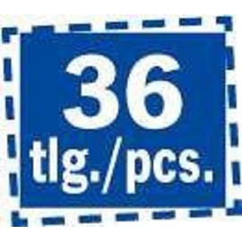 Projahn 3788 Bit Box 1/4 Inch, 36-Piece 75 mm