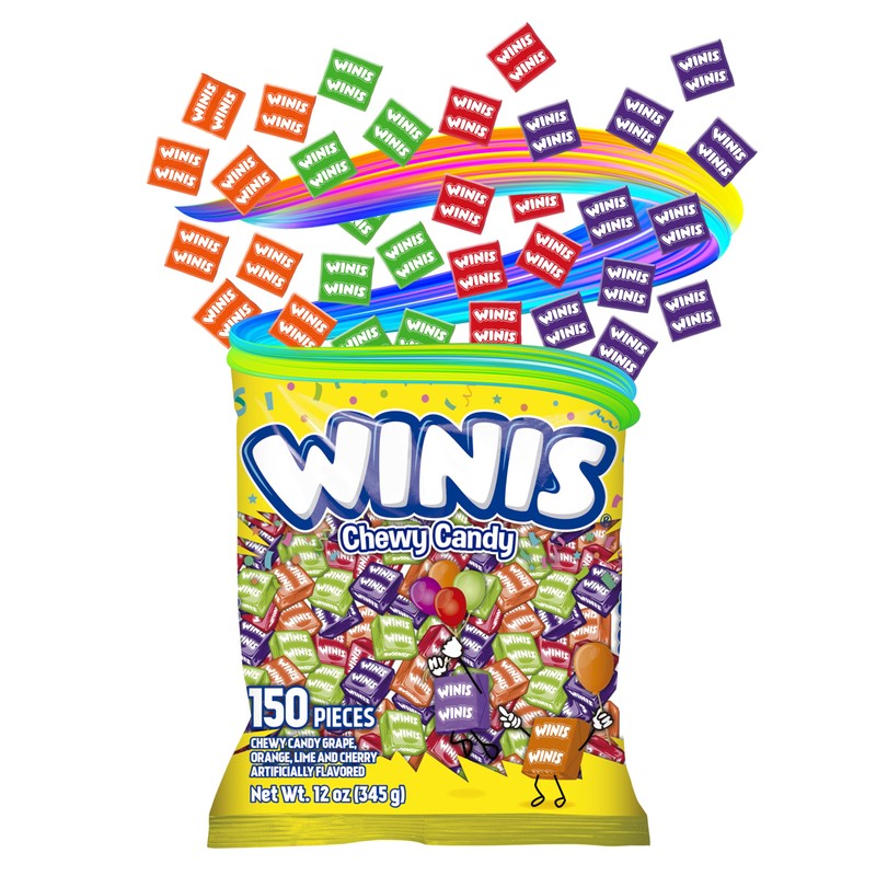 Winis Chewy Candy Original Variety Bag - Taffy Candies 150