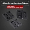 Pack of 4 Hinges for Cabinet Doors, Nylon Hinge, 30