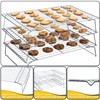 Hunnycook Cooling Racks - 10 * 16 Inch 3PCS Stackable