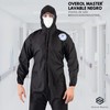 Overol Master - Overol Lavable Impermeable Comodo (Negro, M)