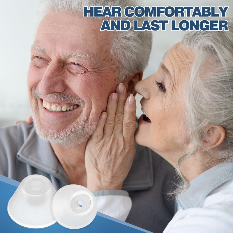 9Pcs Hearing Aid Domes Compatible with Audien Hearing(Open Round)