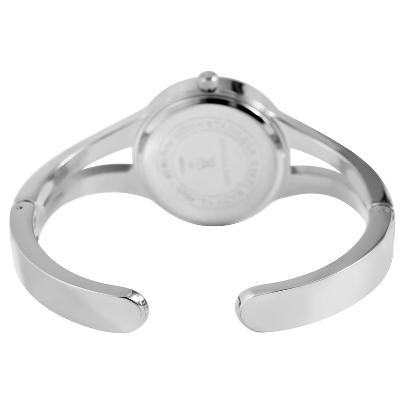 Excellanc Women's Clasp Watch Metal Bangle Mother of Pearl Dial