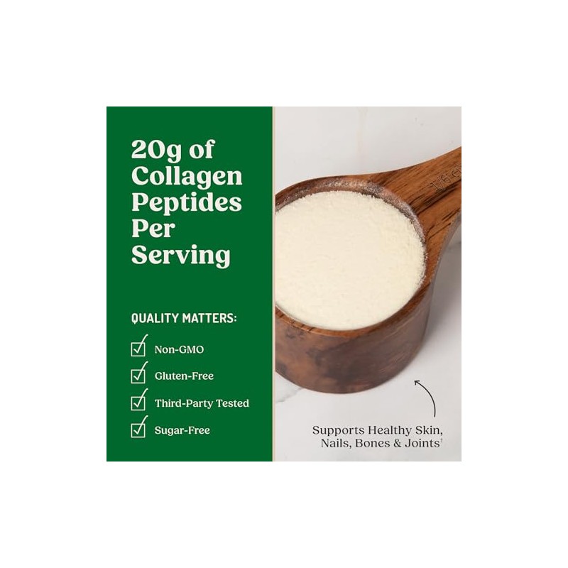 Bulletproof Collagen 18g Protein Powder, 8.5 oz, Unflavored
