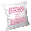 Name Jamie and Motif with Pink Hearts Cushion Valentine's Day