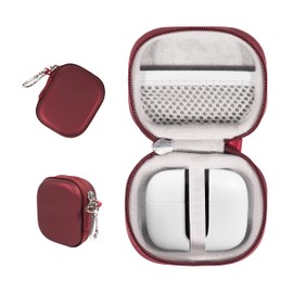 Alltravel True Wireless Earbuds Case Compatible with TAGRY X08, TOZO Wireless Earbuds Like T6, T12, TA, NC9, NC2 (Red)