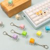 Keyboard Fidget Toy - 12pcs Pop Fidget Toys Clicker Keychain