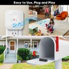 Briidea Mailbox Alarm, Wireless, Battery Powered, White, 500ft Range, LED