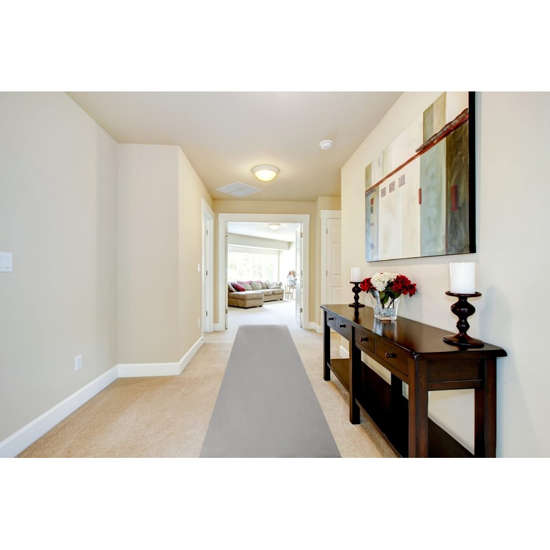 LAMINET Non-Slip Carpet & Stair Protector - Grey, 9' L