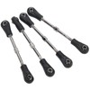 4pcs RC Steering Tie Rod Adjustable Rear Upper Linkage Rod
