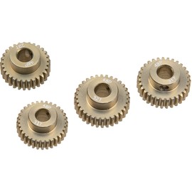 7075 Aluminum Alloy 48DP 5mm Pinion Gear Sets 29T 30T 31T 32T Motor Gears Fit 5mm Shaft Compatible with HPI Losi Axial Traxxas Tamiya 1/10 RC Car,4Pack