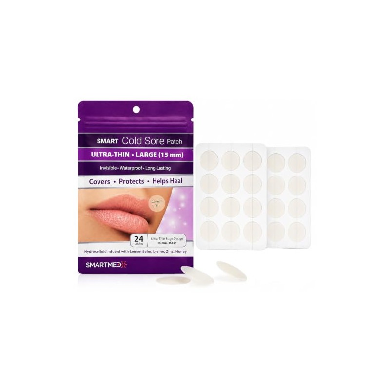 Smartmed Parche Tratamiento Olor Frío Duo Grande Ultra Fino 15mm