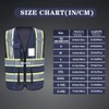 AYKRM 11 color High Vis Reflective Safety Vest for Women