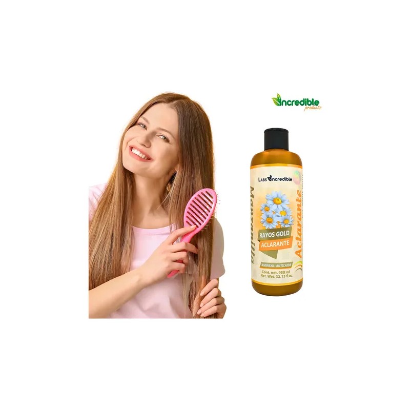 Shampoo Manzanilla Gold Extra Aclarante Labs ncredible 950 Ml