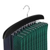 SunTrade Wooden Tie Hanger,24 Tie Organizer Rack Hanger Holder Hook