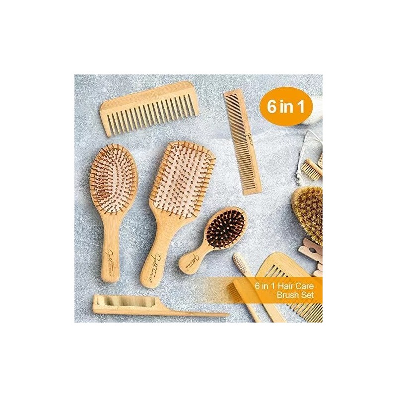 Marca 6 En 1 Cepillo Pelo Peine Para Hombres Mujeres