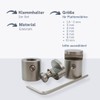 Set of 2 Clamp Holders for Metal Plates, Clamp Mounting,