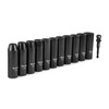 Titan 42401 12-Piece 1/2-Inch Drive Metric Deep Impact Socket Set