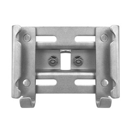 ISURE MARINE Stainless Steel Vertical Stanchion Rail Mount Anchor Bracket/Holder Rail Mount Fluke Anchor Bracket Rugged Durable High Hardness (Fits 7/8" to 1" Rails) for Boats Yachts Ships
