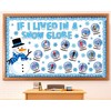 94pcs Winter Bulletin Board Decorations Set Let It Snow Snowmen