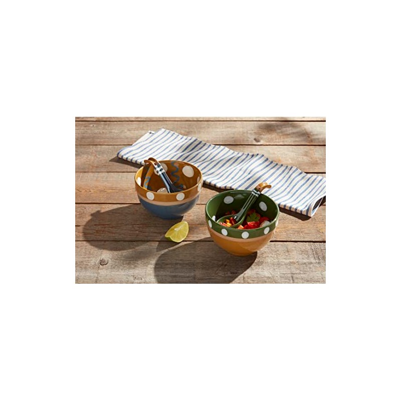 Mud Pie - Juego de salsa pintada, tazón de 3