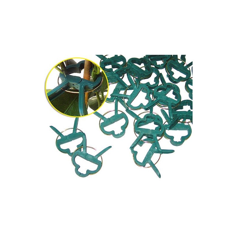 Plant Clips Pack of 100 Sturdy Clips Plant Clips (Small