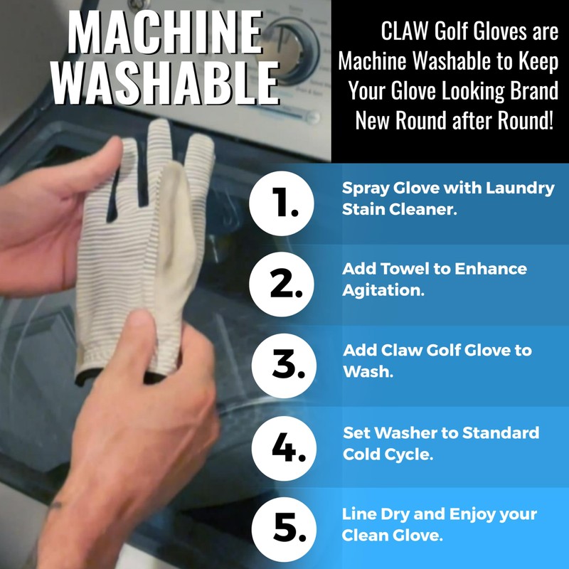 CaddyDaddy Claw Pro Men’s Golf Glove - Breathable, Long Lasting