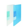 Boughton Japan FCB-B5-20CB Slim Clear Book B5, 20 Pockets, Blue