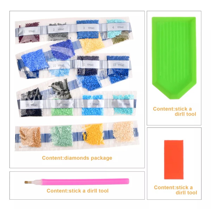 Dokpav La Noche Estrellada 5d Pintura De Diamantes Para Decoración