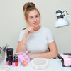 Mini Nail Dust Collector, Powerful Small Nail Vacuum Dust Extractor
