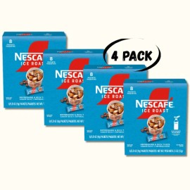 NESCAFÉ Ice Roast Instant Iced Coffee - 32 Packets (4 Boxes - FREE SHIPPING)