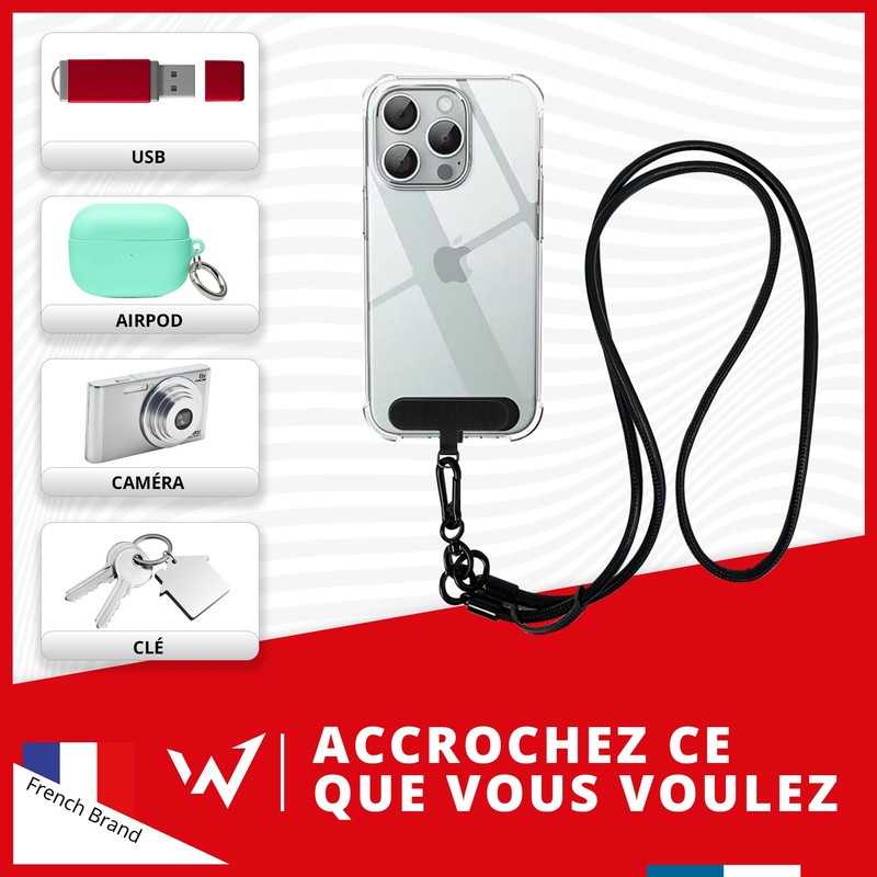 W Unisex Lou Nackenband, blau, Large (2er Pack)