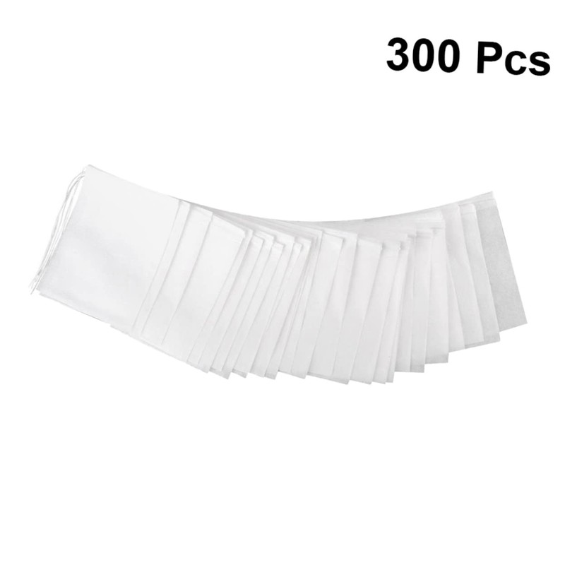 LABRIMP 300pcs Drawstring Tea Bags for Loose Tea Filter Bags