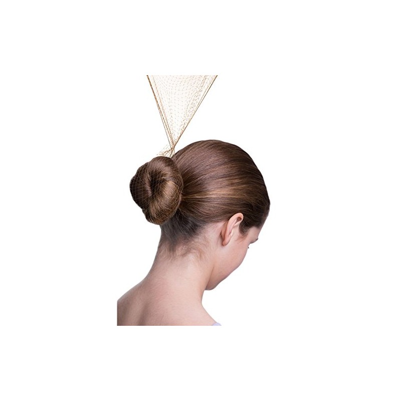 Bloch Dance Hair Nets - 3 Pack Accessory, Caramel, one