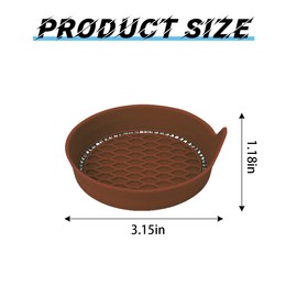 zipelo Bling Car Cup Coaster, 4 Pack Universal Vehicle Anti-Slip Cup Holder Insert Coasters, Crystal Rhinestone Silicone Shockproof Drink Mat, Car Interior Accessories Gift for Women Girls (Coffee)
