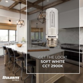 Bulbrite Halogen T10 Q250CL/EDT 120-Volt Halogen JDD Type Tubular Medium E26 Bulb, 250-Watt,Clear