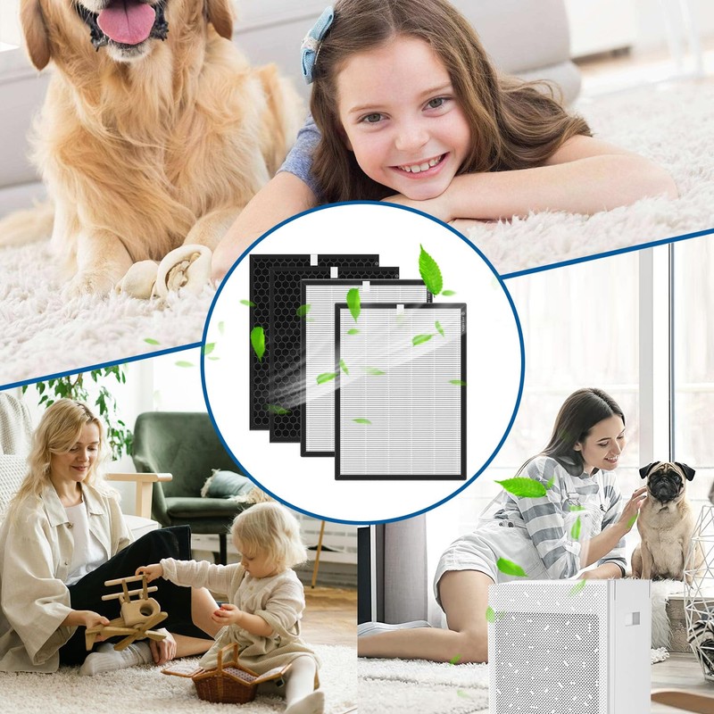 CAN-MEAGEREN Replacement Filter Compatible with Smart Air SA600 Air Purifier,