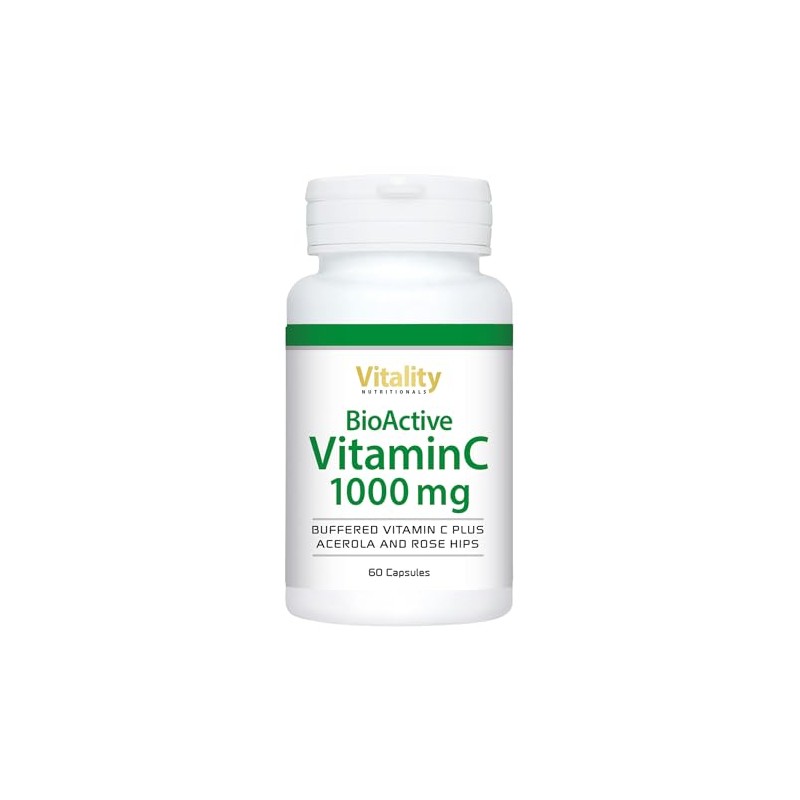 BioActive Vitamin C Capsules High Dose with 1000 mg Pure