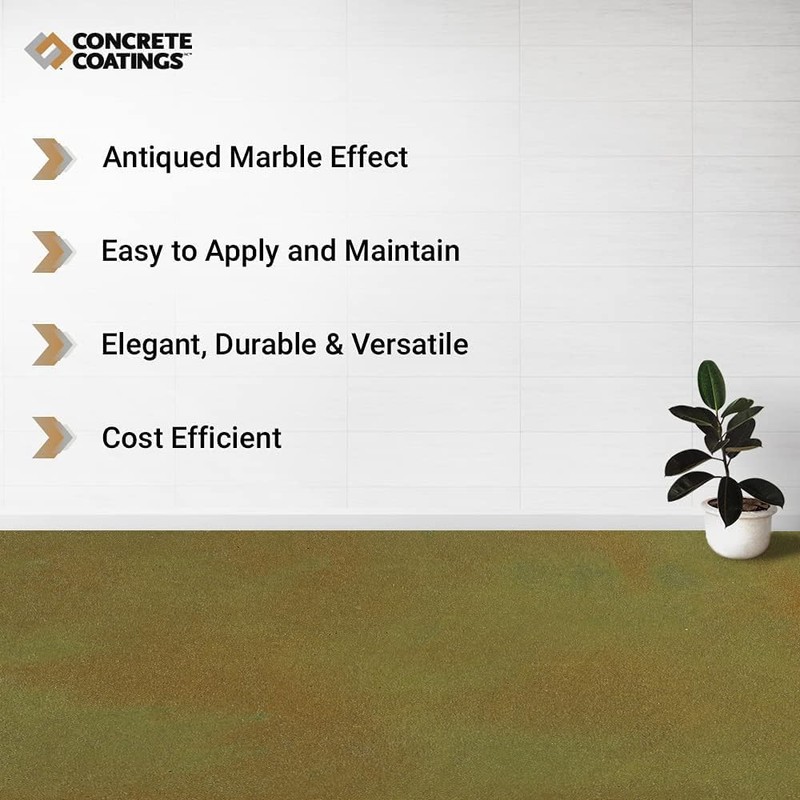 CC Concrete Coatings Vivid Acid Stain for Concrete | Olive