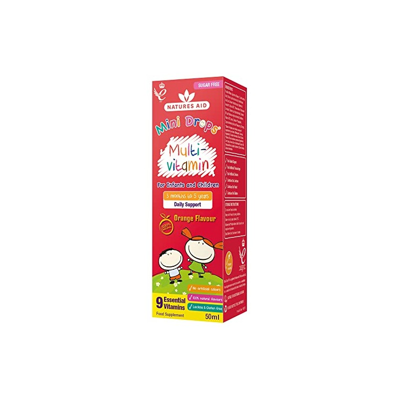 NATURES AID Multivitamin Drops For Children, 50 ML