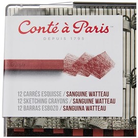 Conté à Paris Sketching Carre - Juego de 12 lápices de colores