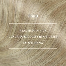 YoungSee Nano Bead Hair Extensions Human Hair Ombre Blonde 24inch Nano Ring Hair Extensions Balayage Ash Blonde Ombre Platinum Blonde Nanolink Extensions Cold Fusion Long 50g 50s