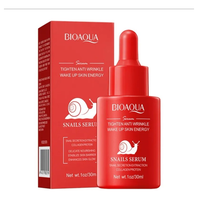Bioaqua srum esencia baba de caracol, anti-manchas y antiarrugas