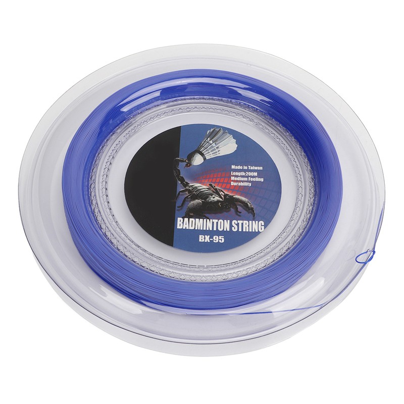 POWERTI Badminton Racquet String High Elasticity Wear Resistant Resin Fibre