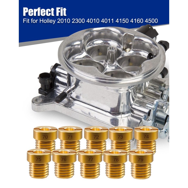 ULZOZN 1/4-32 Carburetor Main Jets Kit Aperture size 70 71