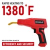 RX WELD Plastic Welder, 2 in 1 Welding Kit Repair