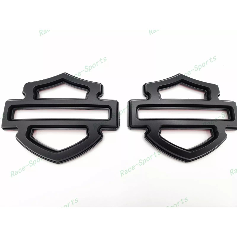 Custom 2Pcs Set Matte Black Double Layer Harley CVO Custom